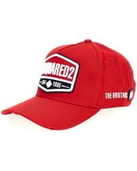 DSquared² - Logo Patch Baseball Cap Accessories Beanies & Hats - Lyst