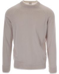 Eleventy - Lightweight Knit Sweater With Crew Neckline - Lyst