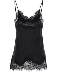 Gold Hawk - Coco Dress With Tone-On-Tone Lace Trimmings - Lyst