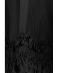 Ganni - Duchesse Nylon Mini Frill Skirt - Lyst