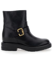Chloé - 'Coddington' Ankle Boots With Paddington Buckle - Lyst