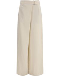 Brunello Cucinelli - Crossed Pants - Lyst