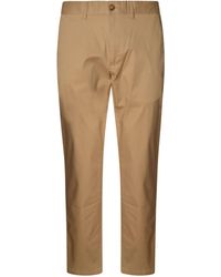 Michael Kors - Regular Plain Cropped Trousers - Lyst