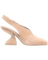 Ferragamo - F-Heel 100Mm Slingback Pumps - Lyst