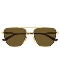 Bottega Veneta - Sunglasses Aviator Full Rim, Frame And Lens Bv1236S002 - Lyst