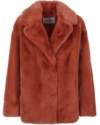 Stand Studio - Savannah Faux Fur Jacket - Lyst