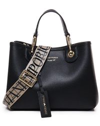 Emporio Armani - Myea Logo Stamp Shopping Bag - Lyst