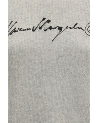 MM6 by Maison Margiela - Knitted Sweater With Logo Lettering - Lyst