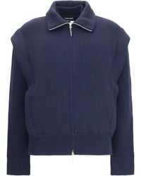 Giorgio Armani - Padded Virgin Wool Bomber Jacket - Lyst