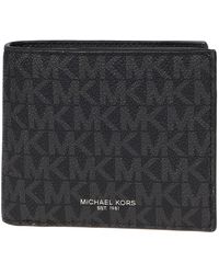 Michael Kors - Greyson Logo-print Passcase Wallet - Lyst