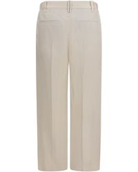 Brunello Cucinelli - Cigarette Pants - Lyst
