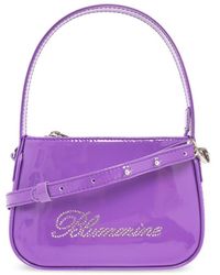 Blumarine - Logo Embellished Zipped Tote Bag - Lyst