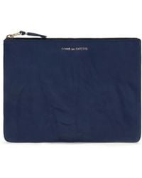 Comme des Garçons - Vintage-Effect Leather Pouch Calf Bos Taurus Wallet - Lyst