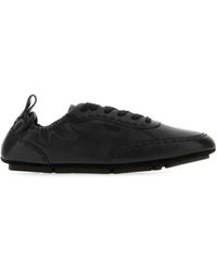 Fendi - Black Leather Fit Sneakers - Lyst