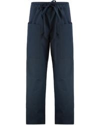 Tod's - Trousers Poplin Cotton Wide-Leg - Lyst