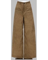 Uma Wang - Wide-Leg Trousers Ball Cotton - Lyst