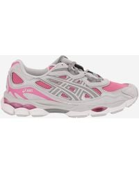 Asics - Sneakers Gel-Nyc Leather And Rubber Trainers - Lyst