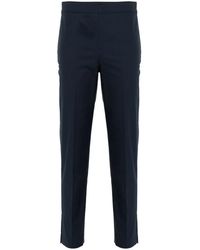 Brunello Cucinelli - Night Sky Tailored Straight Leg Trousers With Side Slits - Lyst