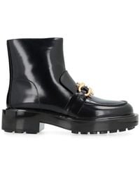 Bottega Veneta - Monsieur Leather Boot - Lyst