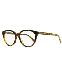 Gucci - Sylvie Oval Eyeglasses Gg0379O 003 52Mm Plastic (Acetate) - Lyst