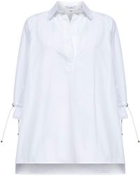 Max Mara - Cotton Poplin Mxmadorni Blouse - Lyst