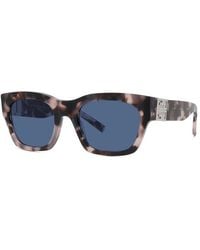Givenchy - Sunglasses Square Full Rim, Coloured Havana Frame And Lens Gv40072I55V - Lyst