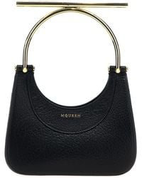 McQueen - Leather Mini Cross-Bar Handbag - Lyst