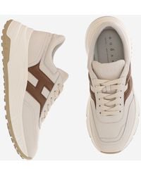 Hogan - Sneakers Hi-Fi Leather Trainers - Lyst