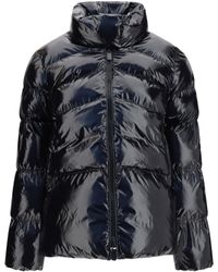 Pinko - Glossy Quilted Puffer Jacket Down - Lyst