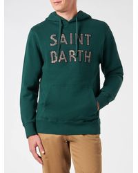 MC2 Saint Barth - Hoodie With Saint Barth Patch - Lyst