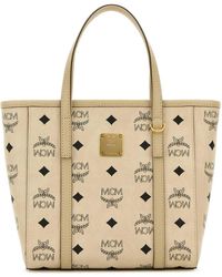 MCM - Printed Canvas Mini Tony Handbag - Lyst