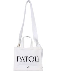 Patou - Logo Print Tote Bag - Lyst