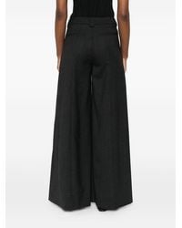 THE LATEST - Thelatest Alma Wool Blend Wide-Leg Trousers - Lyst