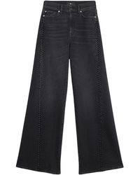 7 For All Mankind - Twisted Lotta Bottomline With Crystals - Lyst