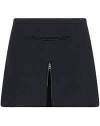 Courreges - Zip Mini Skirt - Lyst