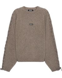 ROTATE BIRGER CHRISTENSEN - Knit Sweater Lacing - Lyst