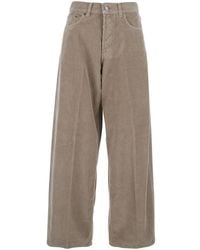 Haikure - Bethany Ribbed Knit Pants With Wide Leg - Lyst