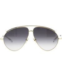 Gucci - 'Aviator' Sunglasses - Lyst