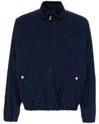 Drole de Monsieur - Jacket Le Blouson Drôle With Classic Ribbed Collar And Tone-On-Tone Logo Embroidery - Lyst