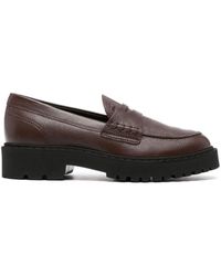 Hogan - Logo-Debossed 35Mm Leather Loafers - Lyst