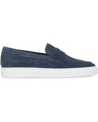 Doucal's - Suede Leather Loafers - Lyst