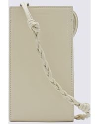 Jil Sander - Light Cream Leather Phone Case - Lyst