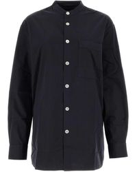 Tekla - Cotton Pyjama Shirt - Lyst
