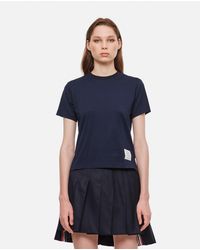 Thom Browne - Cotton Jersey T-Shirt - Lyst