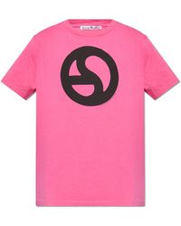 Acne Studios - T-Shirt With Logo - Lyst