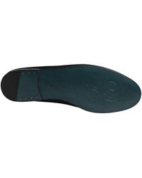 Dolce & Gabbana - Satin Logo Slip On Flats Loafers Shoes Leather - Lyst