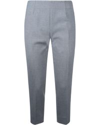 Peserico - Concealed Cropped Trousers - Lyst