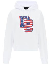 DSquared² - Cool Fit Hoodie With Graphic Print - Lyst