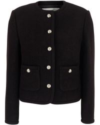 DUNST - Classic Tweed Jacket Wool - Lyst