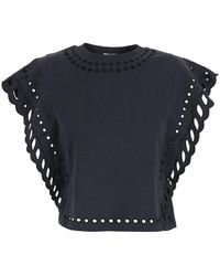 Isabel Marant - Marant Étoile Odyle Cotton T-Shirt - Lyst